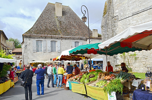 Issigeac Market, Dordogne, France