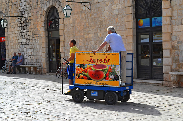 Delivery Cart, Hvar, Croatia