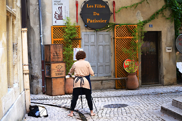 Painting, Saint Remy de Provence, France