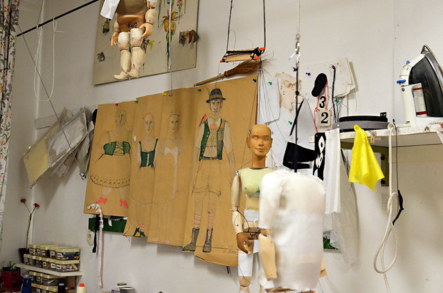 Puppet workshop, Marionette Theatre, Salzburg, Austria