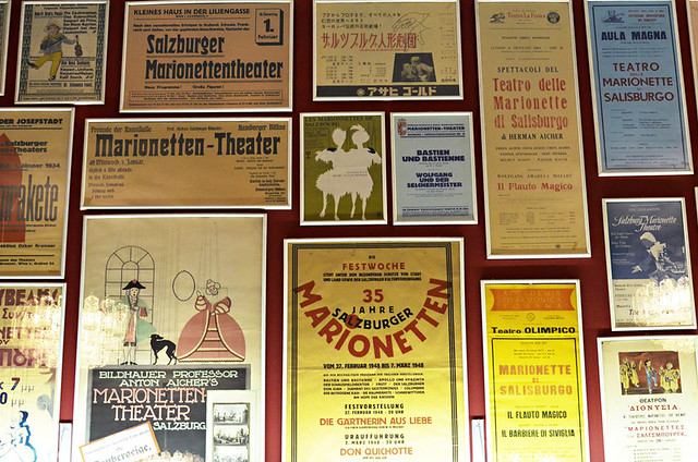 Old posters, Marionette Theatre, Salzburg, Austria