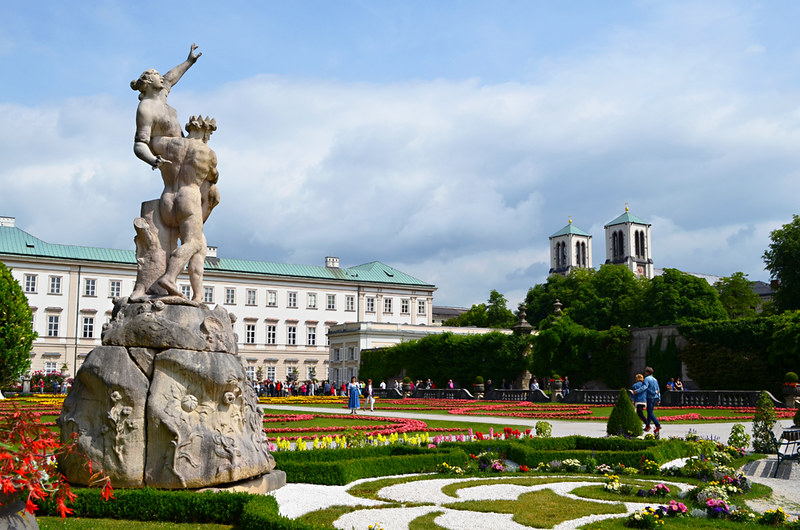 Statue, Mirabell Palace and Gardens, Salzburg, Austria