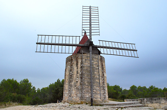 Daudet's windmill, Fontvieille, Provence, France