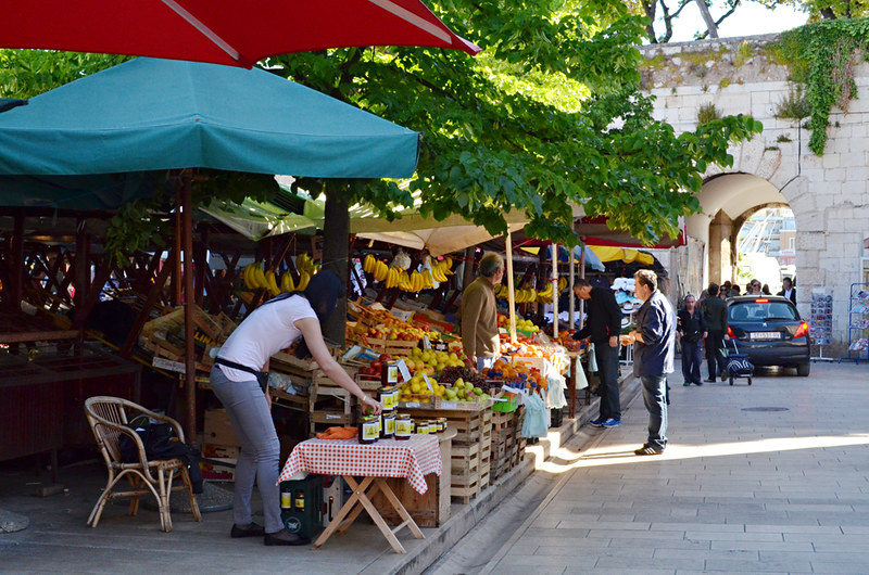 The Market, old town, Zadar, Croatia