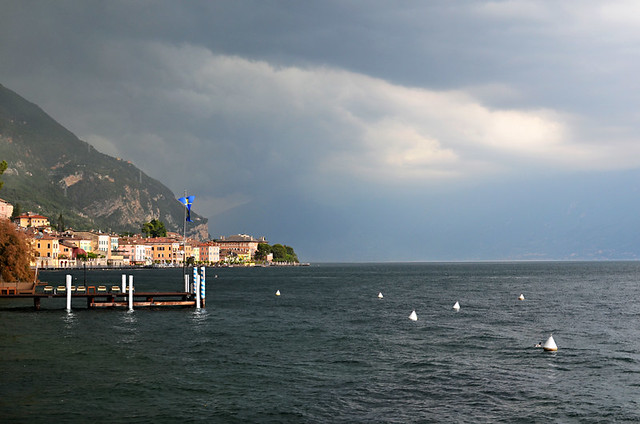 Storm Approaching Gargnano, Lake Garda, Italy