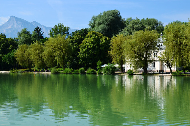 Leopoldskron Palace and Lake, Salzburg, Austria