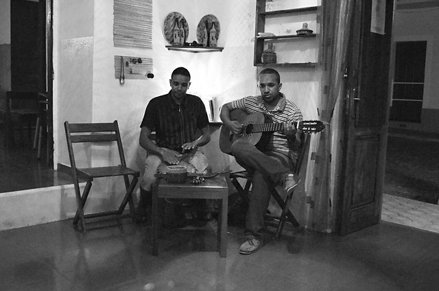 Musicians, Black Cat Cafe, Punto do Sol, Santo Antao, Cape Verde