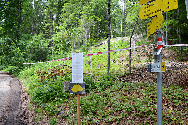 No go zone, near Mosern, Austria