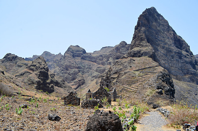 Abandoned Hamlet, Cruzinha to Ponta do Sol route, Santo Antao, Cape Verde