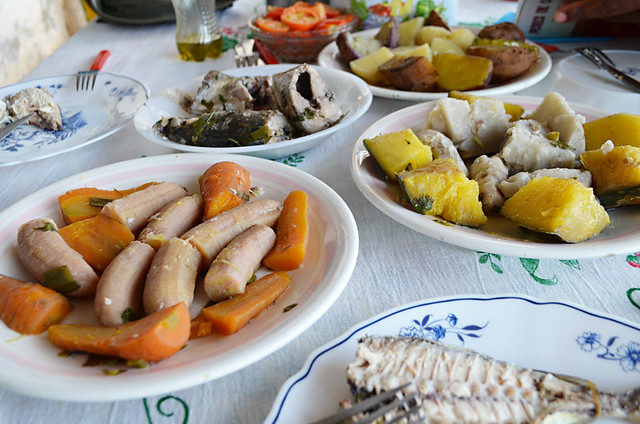 Lunch on way to Ponta do Sol, Santa Antau, Cape Verde