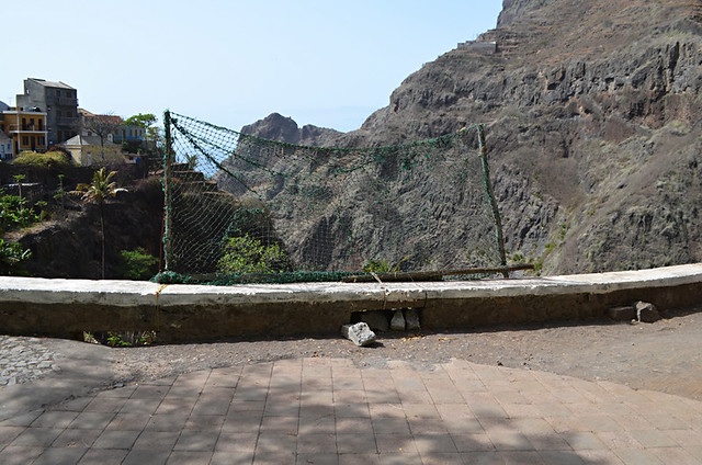 Football nets, Fontainhas, Santo Antao, Cape Verde