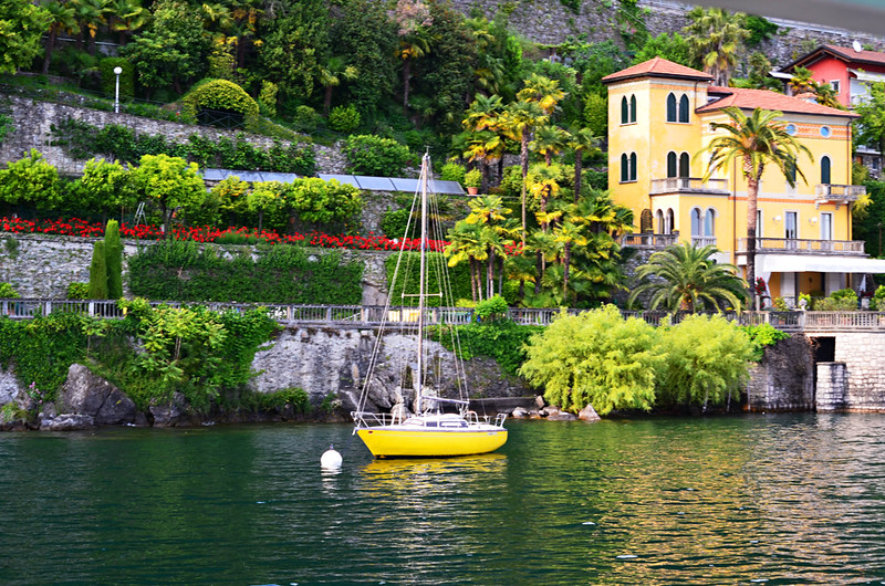 Yacht, Cannero Riviera, Lake Maggiore, Italy