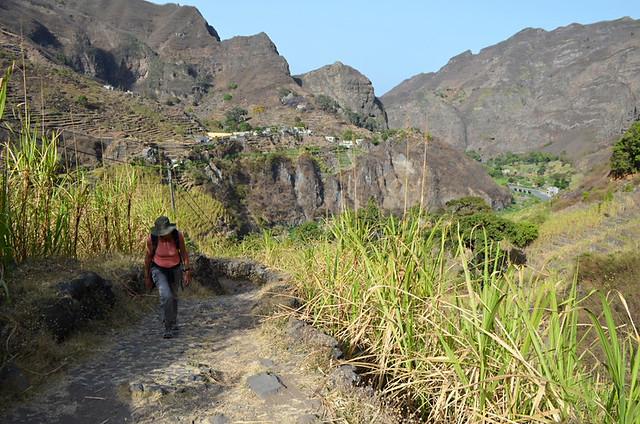 Path to Casa das Ilhas, Ribeira do Paul Valley, Santo Antao, Cape Verde