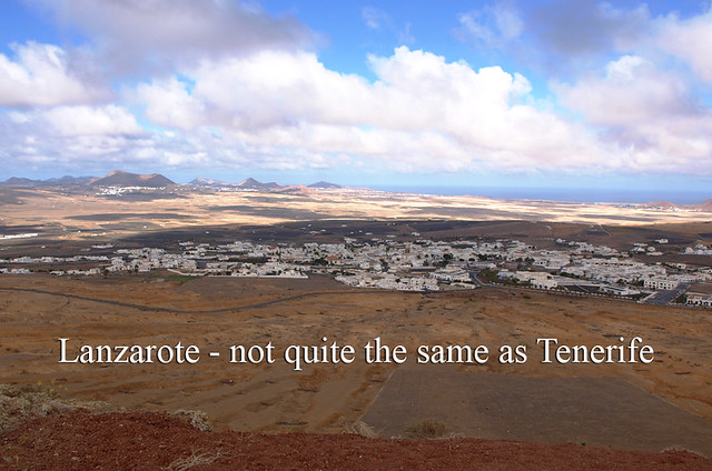 Lanzarote not Tenerife