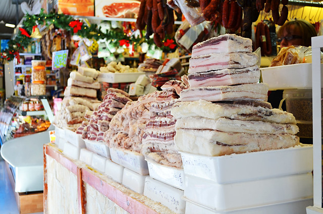 Salted meat, Farmers' Market, La Laguna, Tenerife