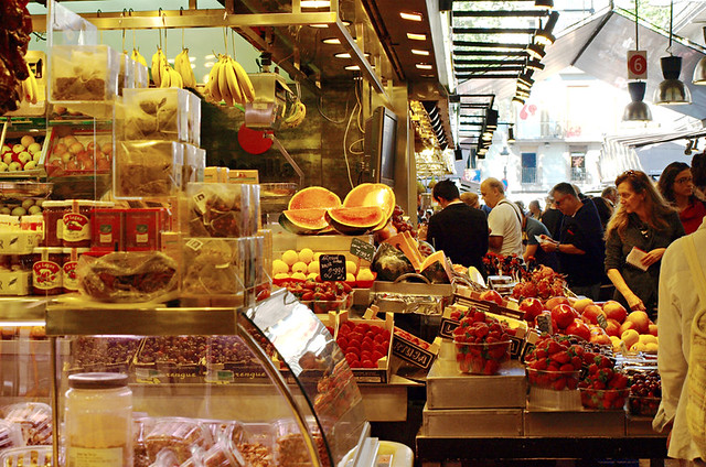 La Boqueria Market, Barcelona,