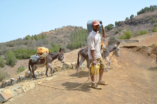 Meeting the locals, Santo Antao, Cape Verde