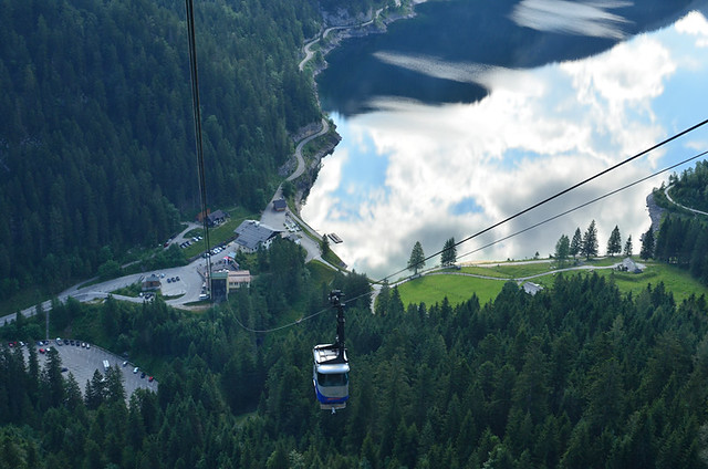 Cable car from Gosausee, Austria