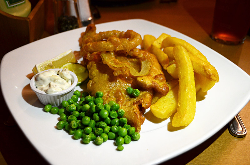 Fish and chips, Bute, Scotlands