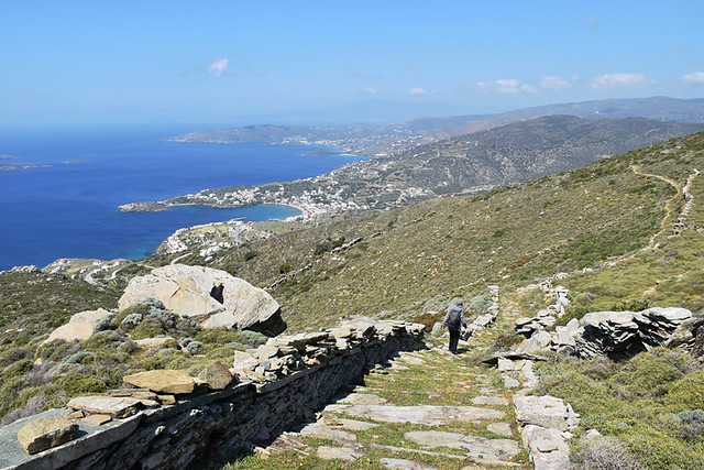 Wide paths on Andros