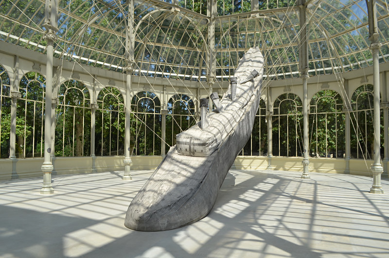 Art exhibition, Crystal Palace, Park de El Retiro, Madrid