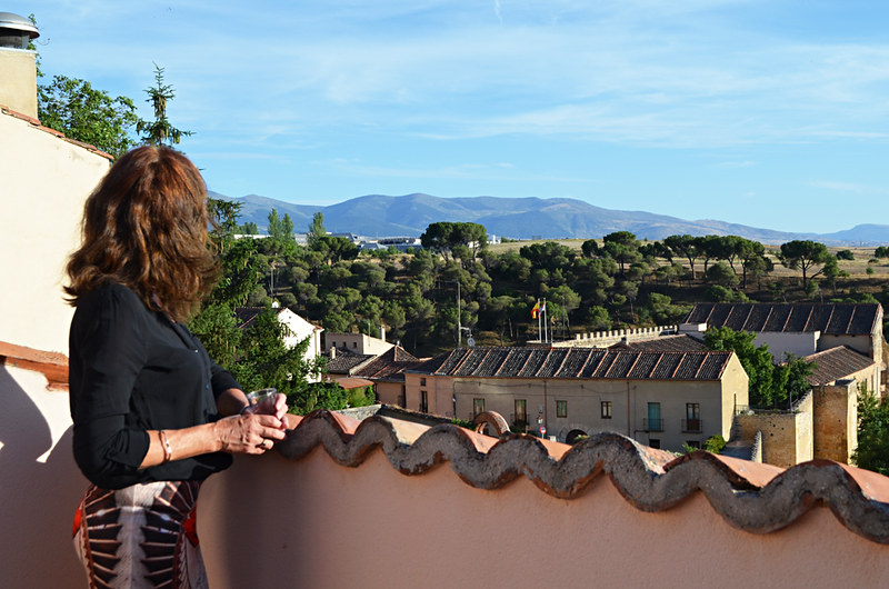 View from the terrace, Segovia