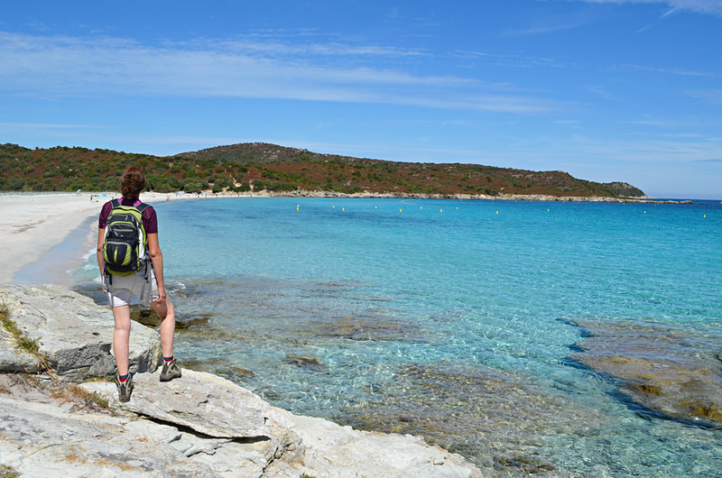 Lotu Beach, Coastal walk Saint Florent, Corsica