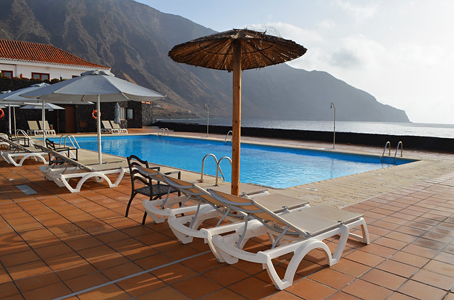 Swimming pool, Parador, El Hierro, Canary Islands