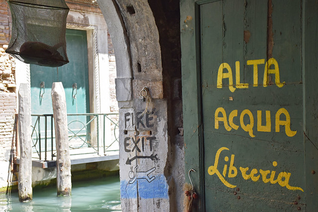 Alta Acqua Libreria fire escape, Venice