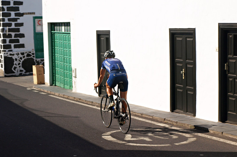 Cyclist, Teguise, Lanzarote