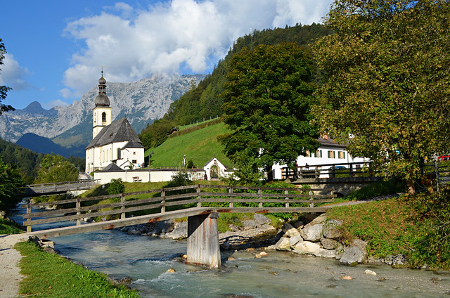 St Sebastian church, Ramsau, Bavaria