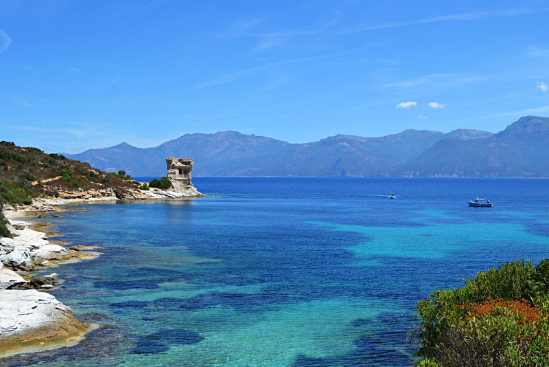Coastal route, Saint Florent, Corsica