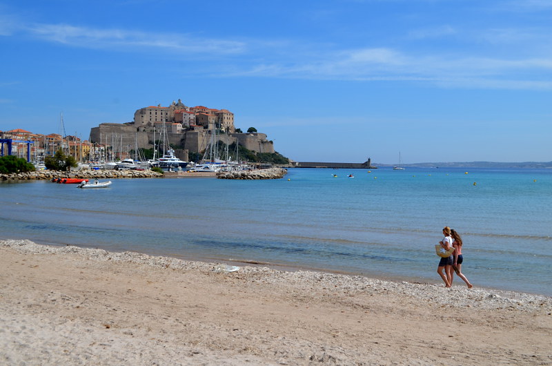 La Plage de la Pinède, Calvi, Corsica