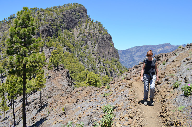 Walking at altitude above Los Llanos de Aridane, La Palma