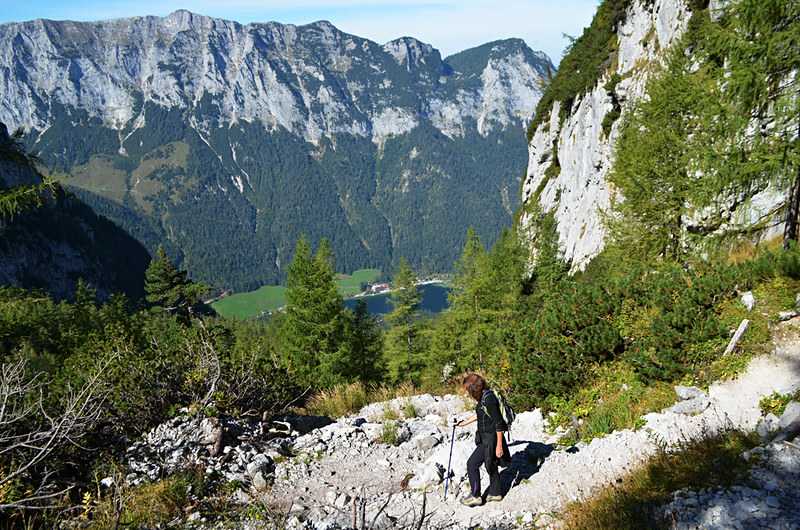 Steep descending at Blaueishütte, Bavaria