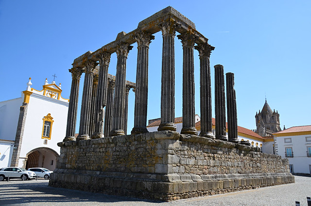 Roman Temple, Evora, Portugal