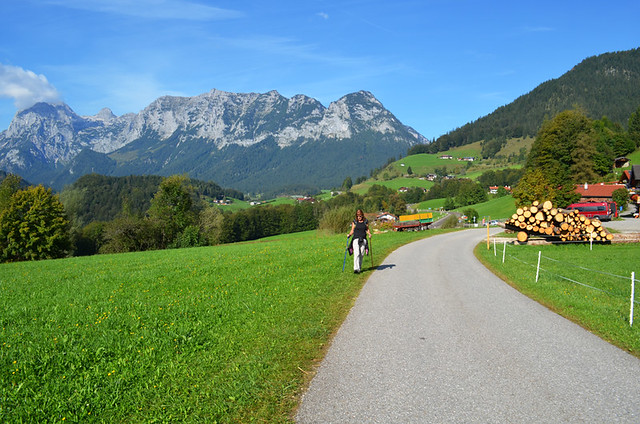 Walking in Berchtsgaden, Germany