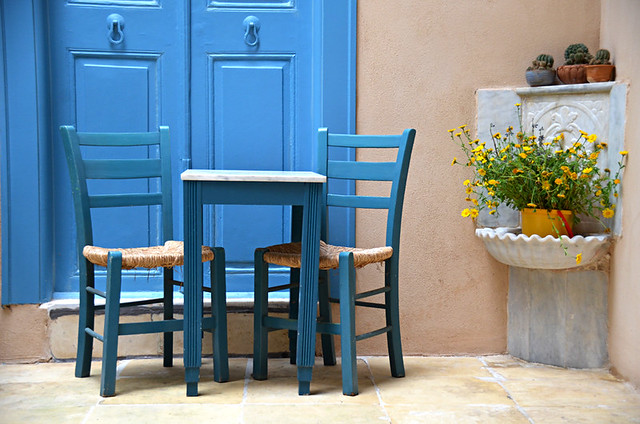 Courtyard, Amphora Hotel, Chania old town, Crete