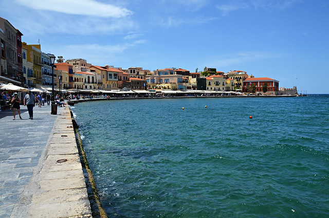 Harbour view, Chania old town, Crete