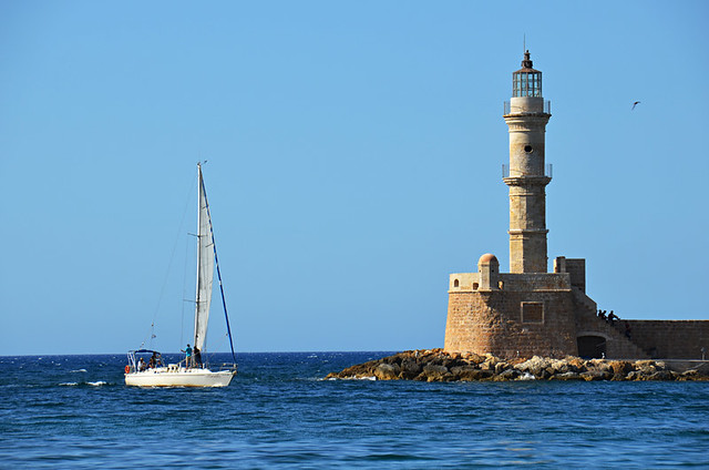 Egyptian Lighthouse, Chania old town, Crete