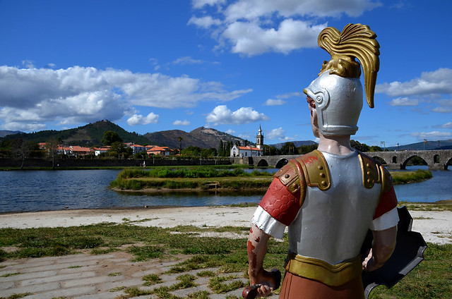 Roman legionnaire, Ponte de Lima, Minho, Portugal