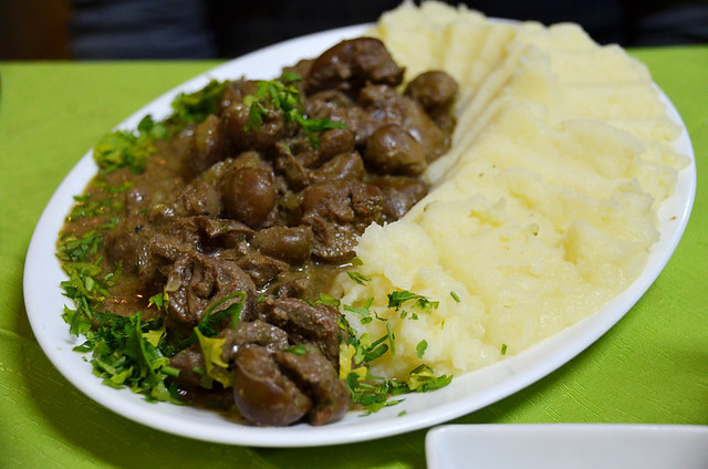 Kidney and mash, Chile