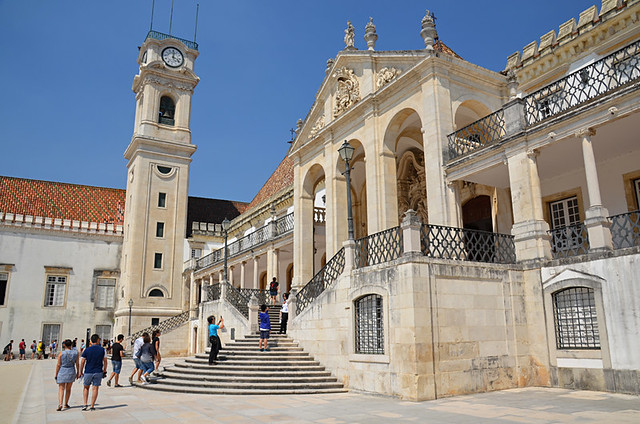 Different view of Royal Palace and University Tower, Coimbra