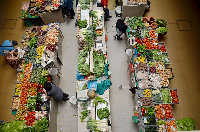 The Market from above, Coimbra