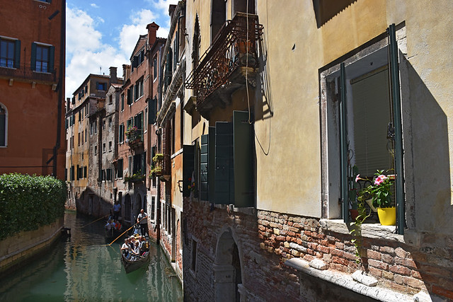 A quiet stretch of canal, Venice