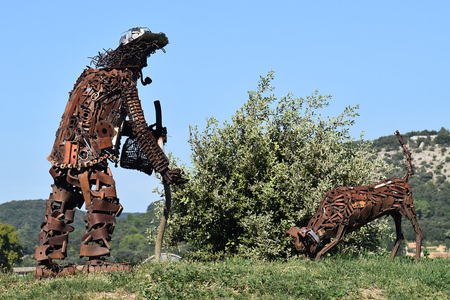 Truffle hunter, Drome Provencal, France