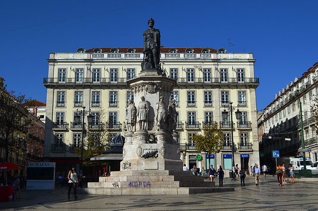 Praça Luís de Camões, Lisbon, Portugal