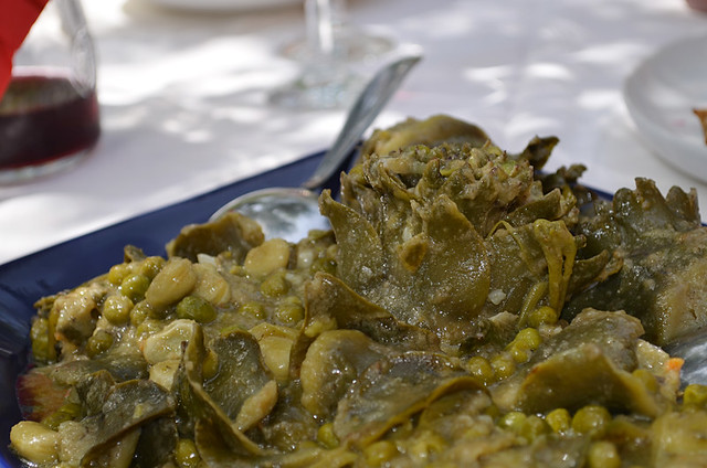 Artichoke and broad beans, Hvar, Croatia