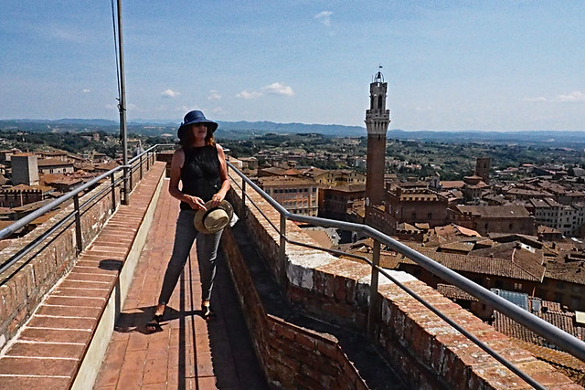 On top of the Facciatone, Siena Duomo