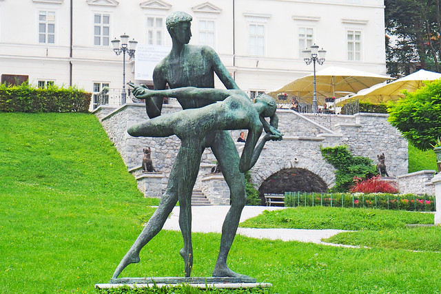 Sculptures, Tivoli Park, Ljubljana, Slovenia